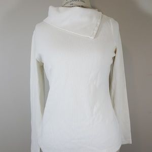 Ann Taylor Loft asymmetrical turtleneck size mediu